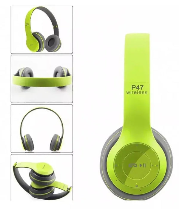 P47 Wireless headphones with Microphone Bluetooth Foldable Headset